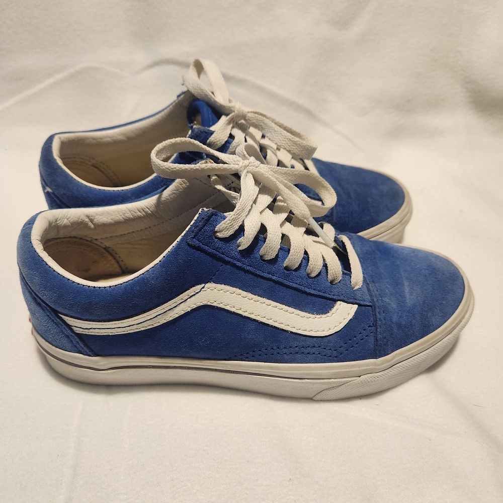 Vans Blue and White Women's Sneakers